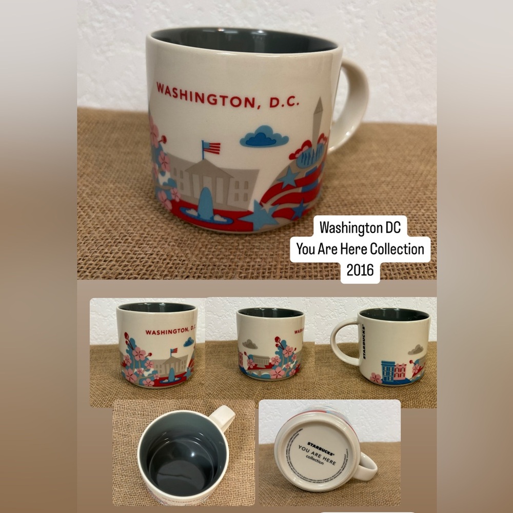 Starbucks | Washington DC | ‘You Are Here’ Mug | 14 fluid ounces | Discontinued